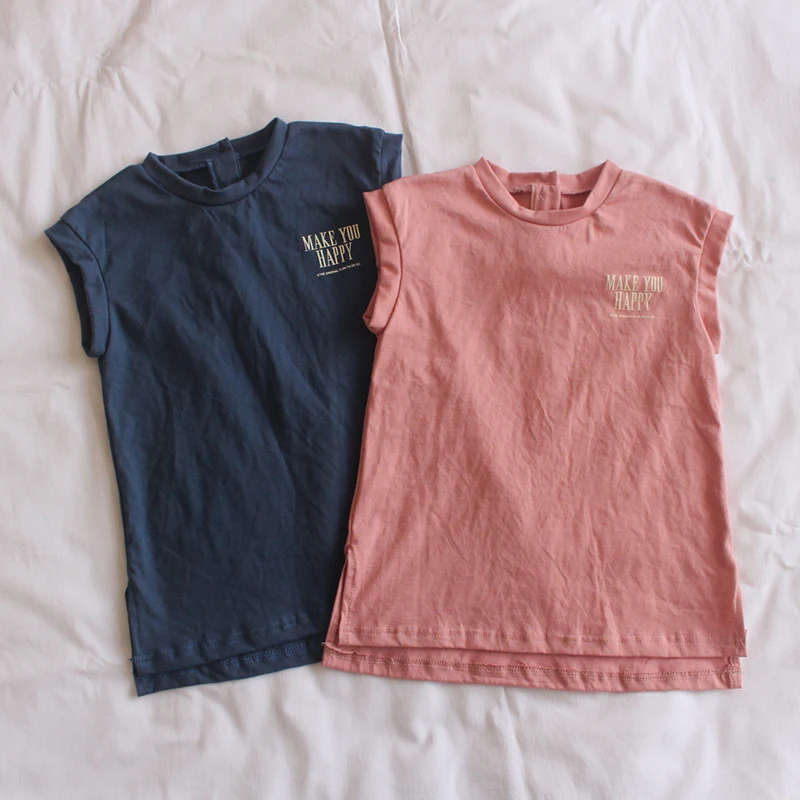 

2019 New Girls Printed Dress Sleeveless Summer Fashion Girls Vest Dresses 0-5 Years