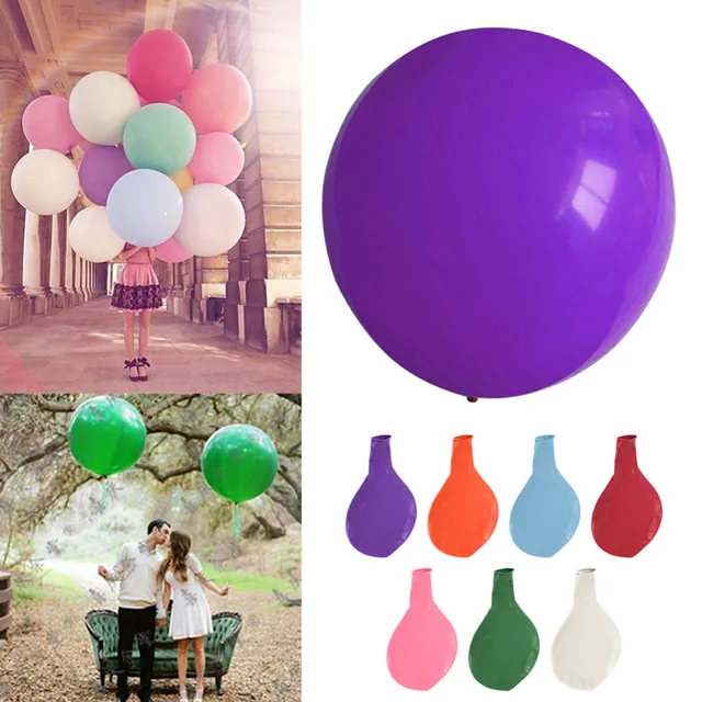 1Pc Colorful Blow up 36 Inches Balloon Ball Helium Inflable Big Latex
