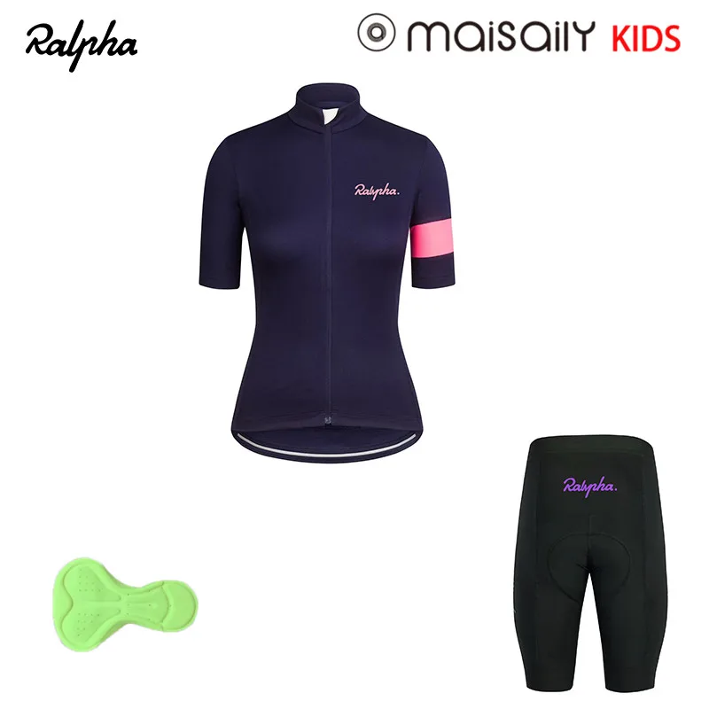 

Ralvpha Kids Cycling Jersey Set 2019 Bike Jersey Shorts Kit Child Road Mountain MTB Bicycle Clothes Girls Maillot Ropa Ciclismo