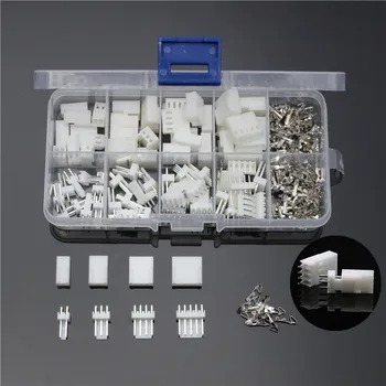 

150Pcs Dupont Connector 2/3/4/5Pin JST-XH 2.54mm Male/Female Wire White Housing Connectors Set Jumper Pin Bare Terminals Kit