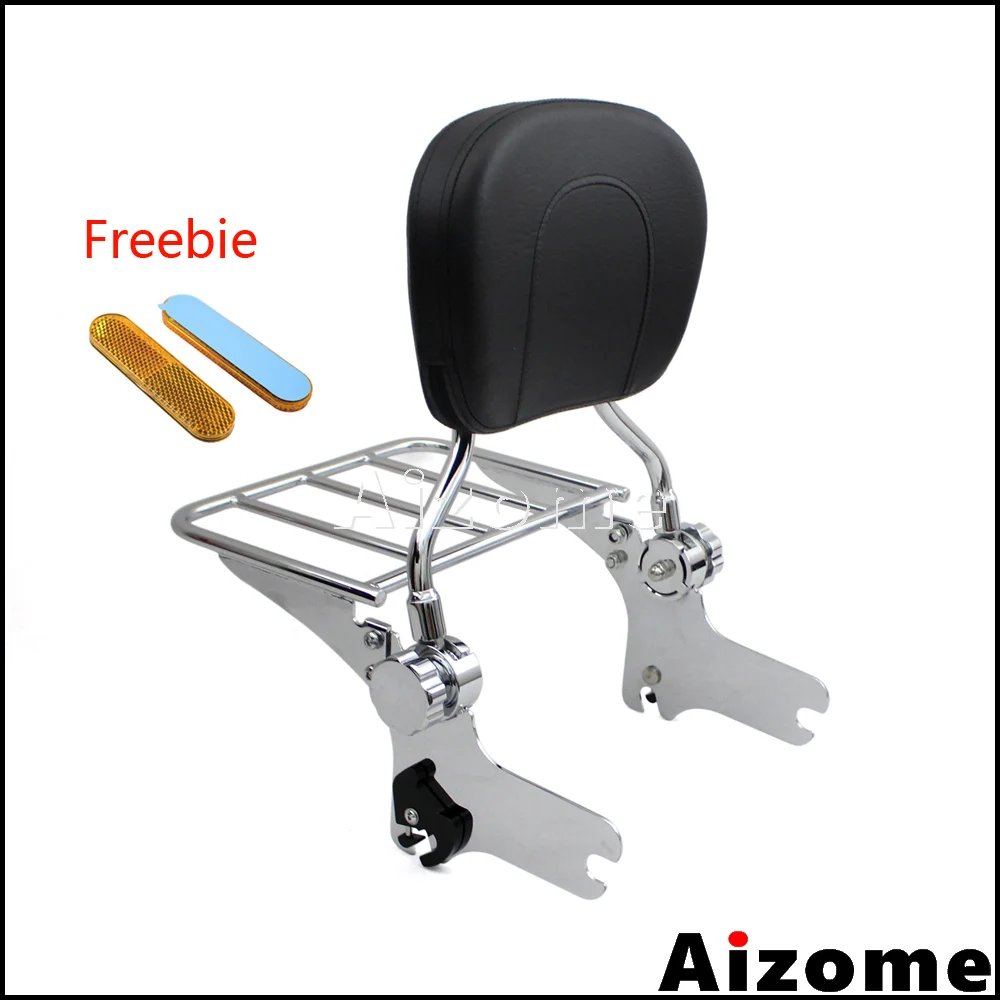 Buy Motorcycle Backrest Sissy Bar Luggage Rack For