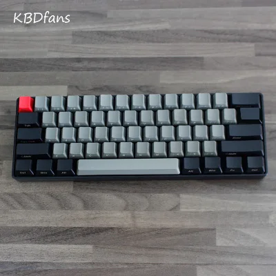 Боковая печать 60 OEM профиль толстые pbt брелки смешанные цвета для mx Переключатель механическая клавиатура GH60 покер 61 - Цвет: KIT3