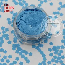 Tch309 4.0 мм Размеры растворителям Коврики Цвета форма цветка блеск для лака для ногтей, дизайн ногтей или другие украшения DIY