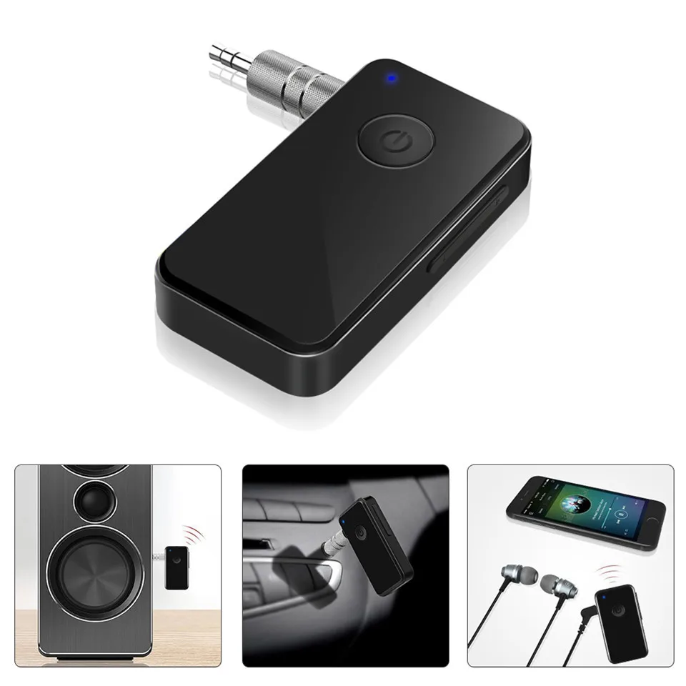 Wirelesss Bluetooth Transmitter Receiver 2-in-1 A2DP 4.2 Bluetooth Car Kit Aux 3.5mm Audio Adapter for TV,Home Stereo,Smartphone (11)