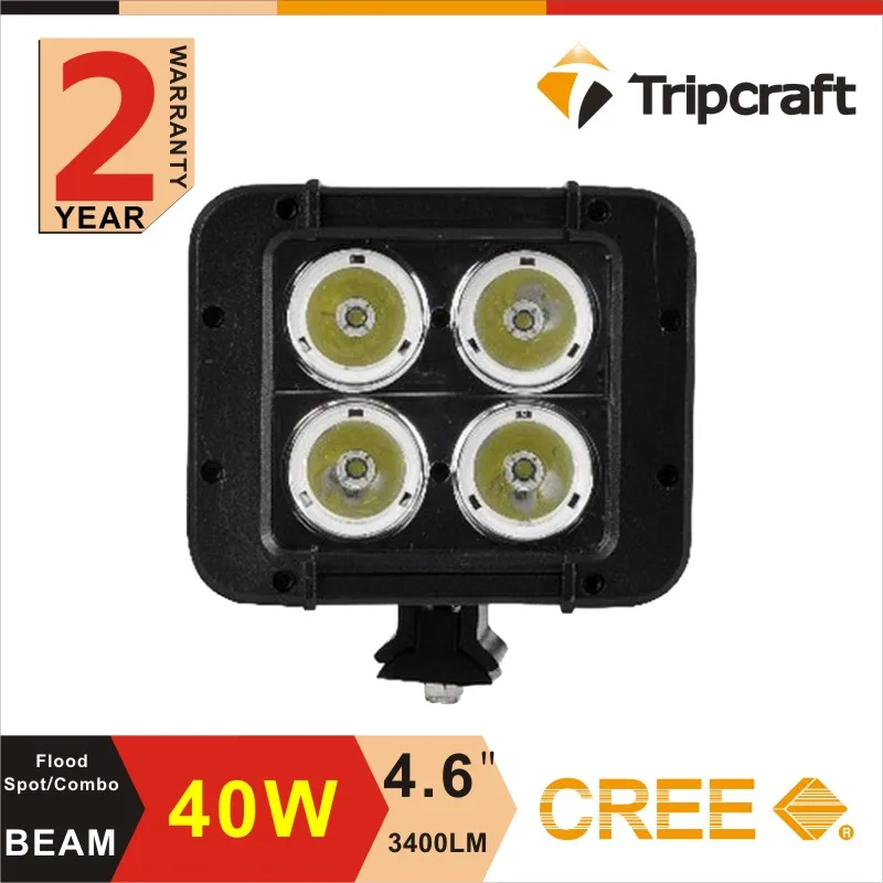 

Tripcraft FREE SHIPPING! Offroad ramp lamp, 2PCS 40w 1 row led ligth bar with high low beam function