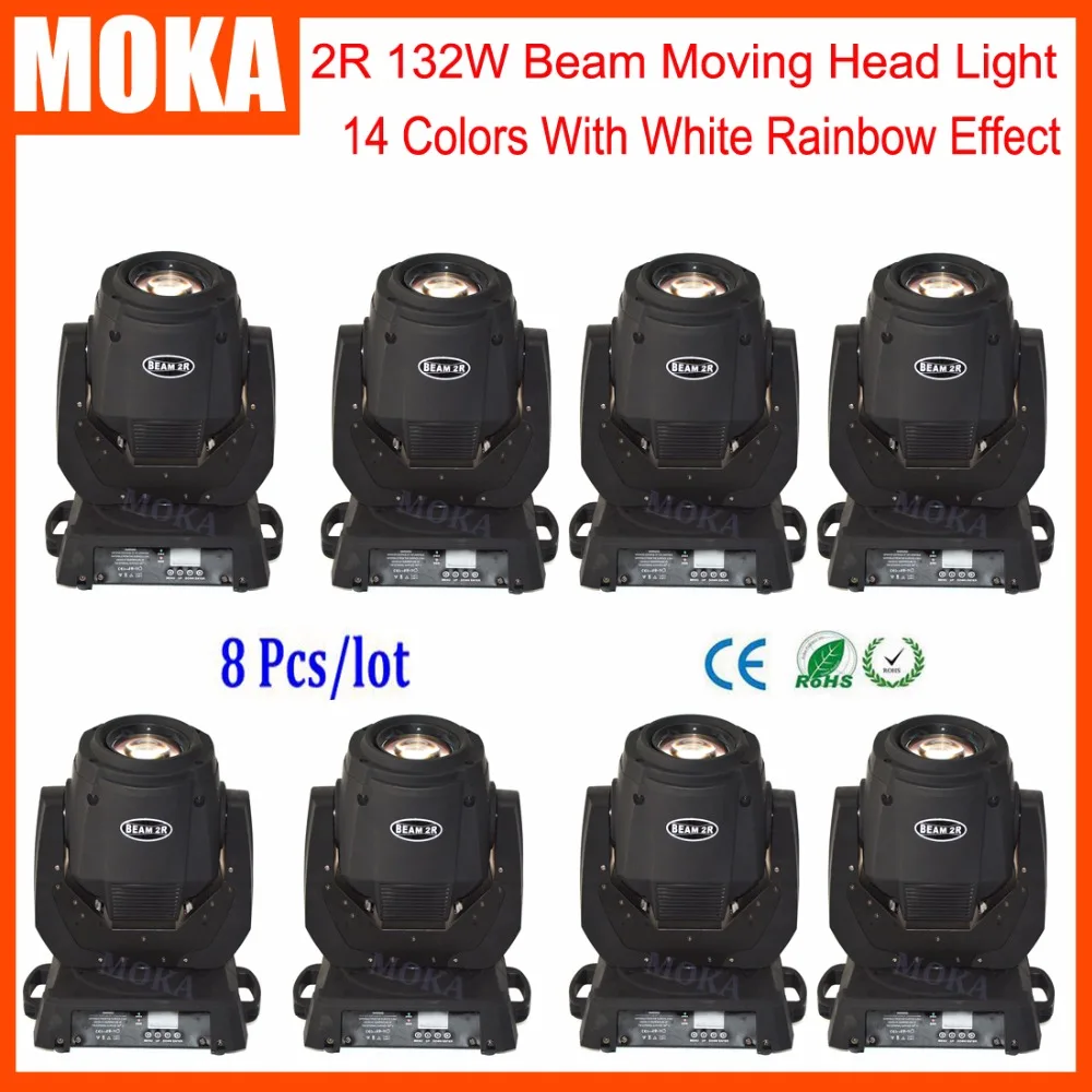 

8pcs/lot New arrival 132w mini led beam head stage dj laser light christmas laser projector dmx control