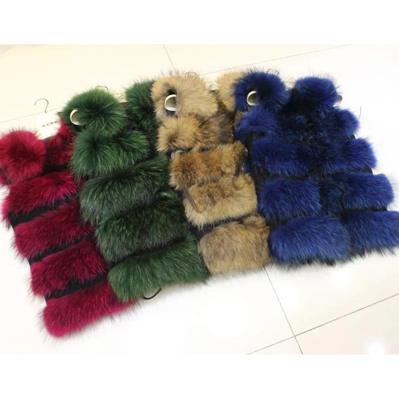 Retail/wholesale Lady Raccoon Real Fur Gilet Real Fur Vest Women Genuine Leather winter girl's warm outerwear Fur Vest coat Retail/wholesale Lady Raccoon Real Fur Gilet Real Fur Vest Women Genuine Leather winter girl's warm outerwear Fur Vest coat