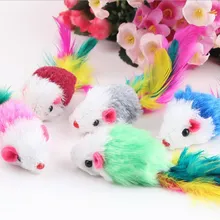 1pcs Hot sale False Mouse font b Pet b font Cat font b Toys b font