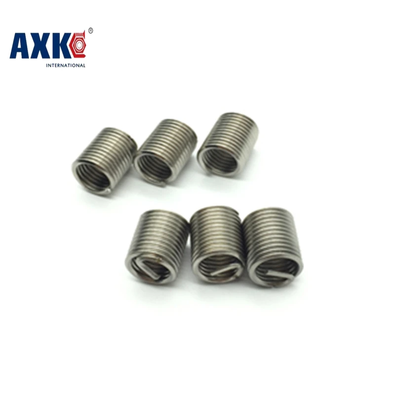 AXK 100 шт M6 * 1 0 2.5D m6 проволочная вставка из нержавеющей стали Винт Втулка