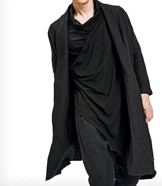 M-XL, хит, зимняя мужская новая мода, Джокер, линейный льняной Тренч