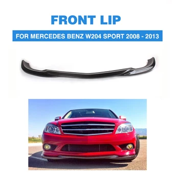 

Carbon Fiber Front Bumper Lip Spoiler Chin for Mercedes Benz C-Class W204 C300 Sport 2008-2013 D Sytle