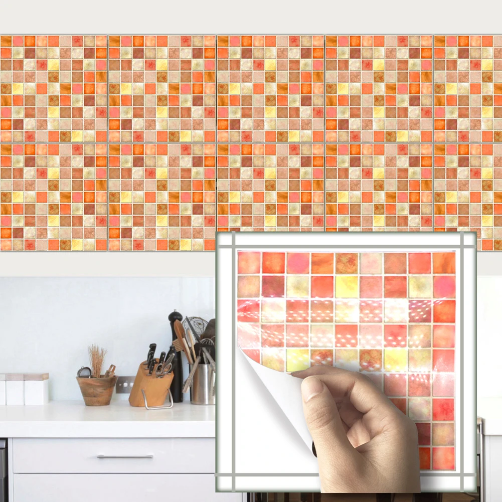 Kitchen Tiles Orange popular kitchen wall tile stickers-buy cheap kitchen wall tile Kitchen Tiles Orange popular kitchen wall tile stickers-buy cheap kitchen wall tile
