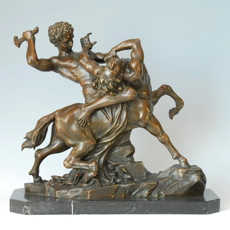 

ATLIE BRONZES Greek Mythology Religious Statues kill Remy Martin Bronze Statue Signed Sculpture artwork Collections