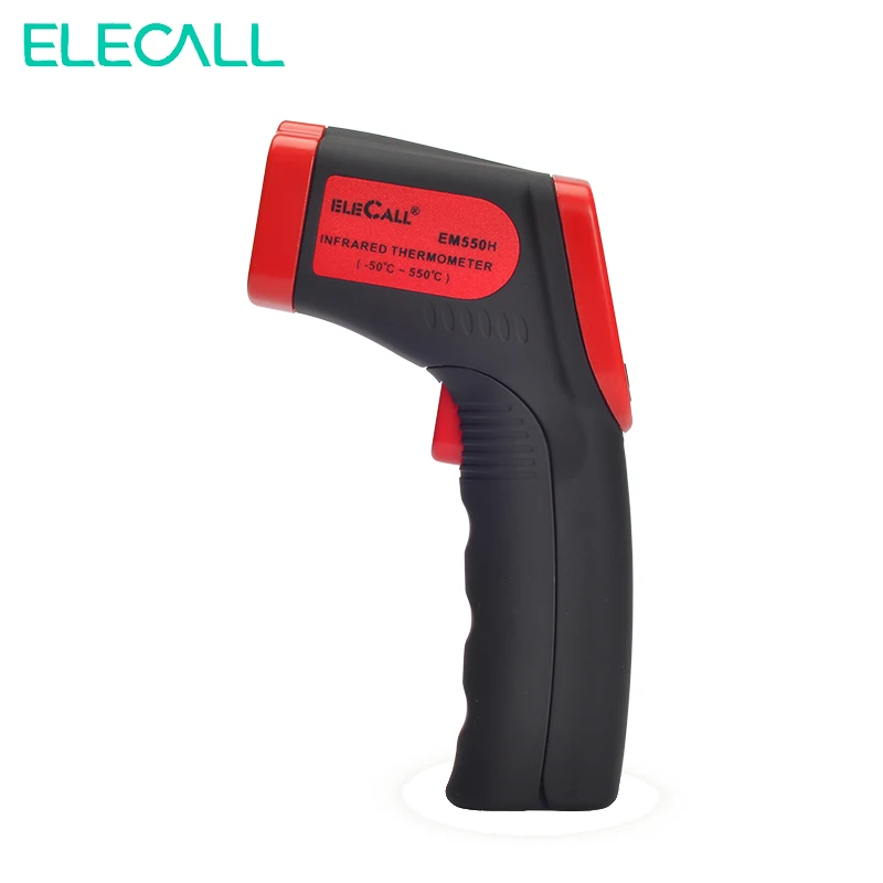 

ELECALL 550 -50-550C  12:1 Auto-off  LCD Display Non-contact Digital Laser Infrared Thermometer IR High Temperature Gun Tester