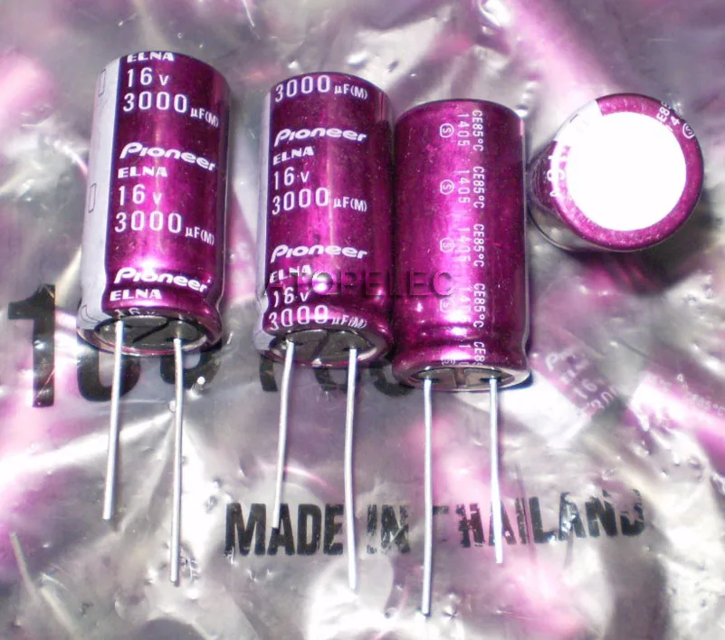 

1pc Pioneer Customized ELNA 3000uF/16V Electrolytic Capacitors Hi-Fi Audio