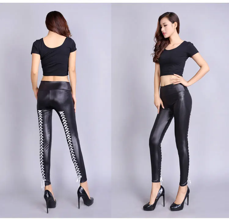 leather leggings club outfit