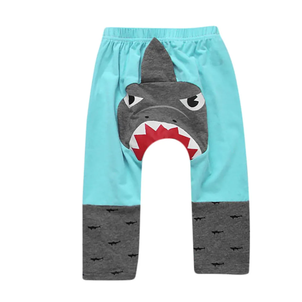 MUQGEW 2018 Hot Sale Toddler Kid Baby Girl Boy 3D Cartoon Shark Pants