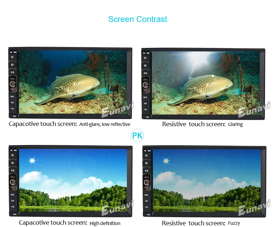 Cheap Eunavi 2 DIN Car radio / GPS / MP3 / mp5 / usb / sd / player Bluetooth Handsfree Rearview after Touch screen hd system Radio BT 13 Cheap Eunavi 2 DIN Car radio / GPS / MP3 / mp5 / usb / sd / player Bluetooth Handsfree Rearview after Touch screen hd system Radio BT 13