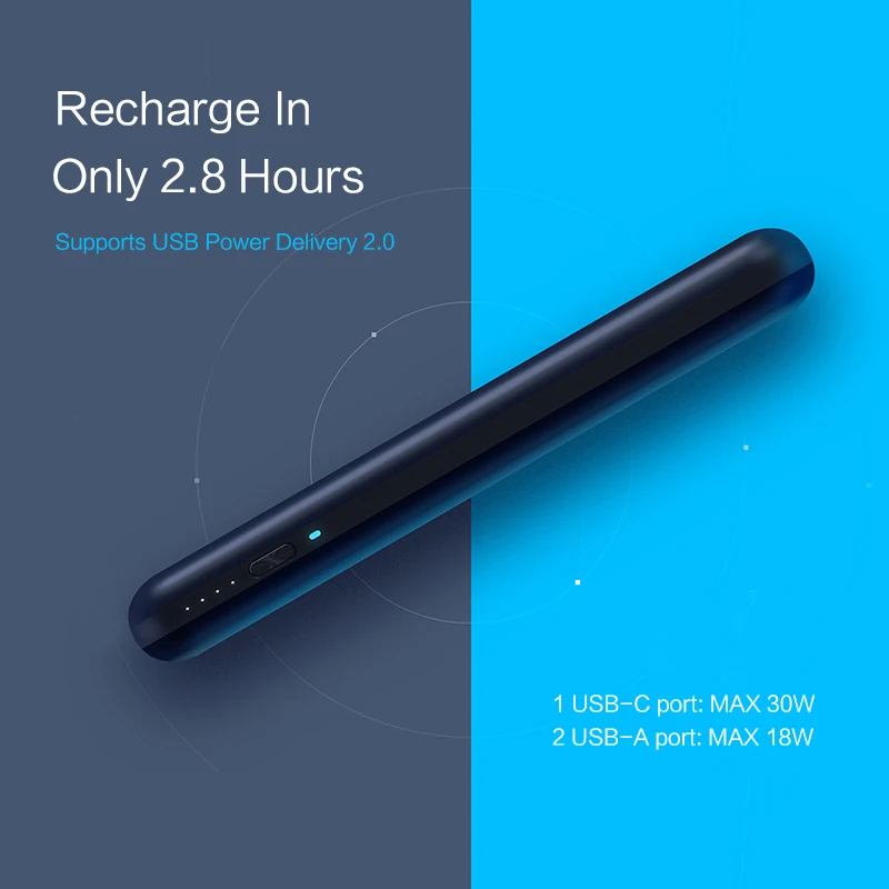 Xiao mi Z mi 15000 мАч USB-C внешний аккумулятор USB PD 2,0 Быстрая зарядка 3,0 с зарядным устройством USB type-C для ноутбука Macbook mi