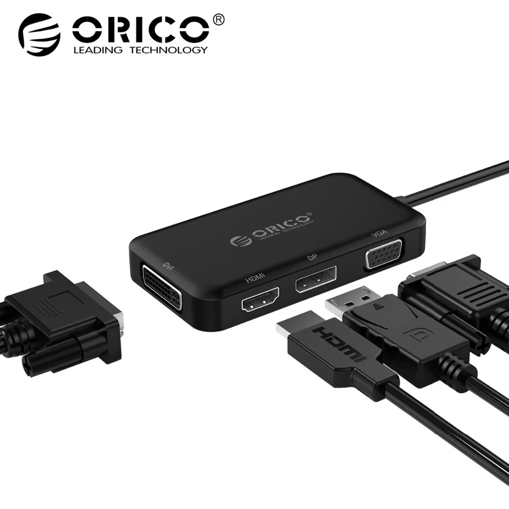 

ORICO Type-C HUB USB C to HDMI VGA 1080P Video Converter DP Displayport DVI Adapter for MacBook Samsung Galaxy S9/S8 Huawei Mate