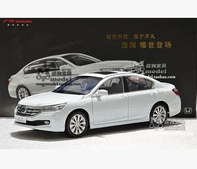 2014 New Honda Accord origin alloy car model 1:18 the Ninth generation gift collection diecast black/white Japan