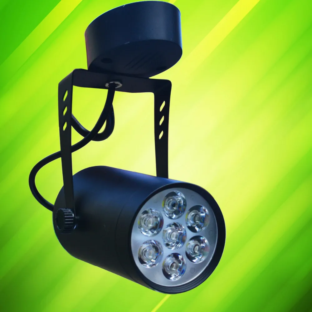 J &amp W 7W 7-LED не нужно отслеживать Трековый светильник светодиодный потолочный