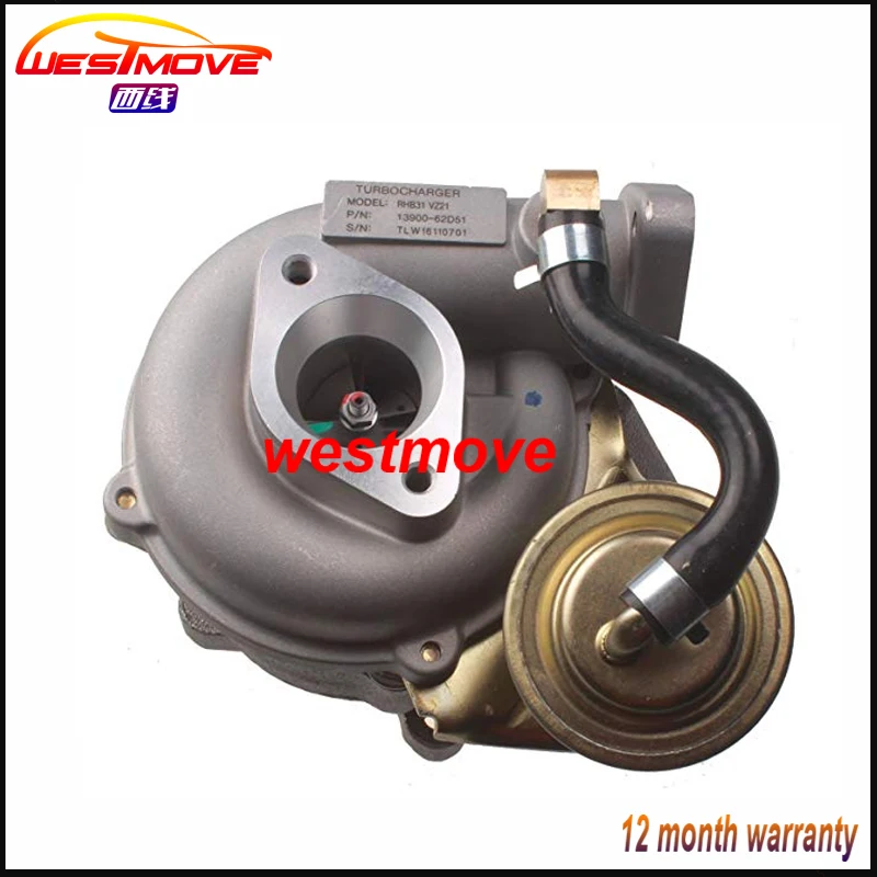 

RHB31 turbo 13900-62D51 13900-62D50 VZ21 VE110069 turbocharger for Motorcycle QUAD RHINO and dune buggy modify