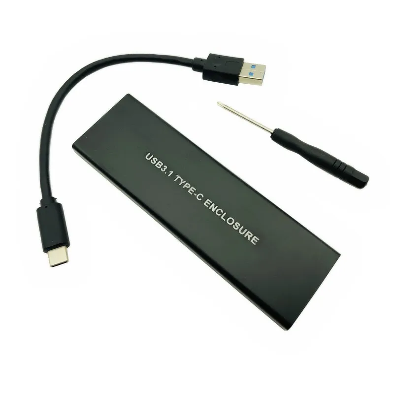 HDD Enclosure/Case/Box M.2 SSD Enclosure M.2 PCIE NVME Enclosure M2 NVME PCIE USB3.1 Type C Hard Disk Case Hard Drive Enclosure