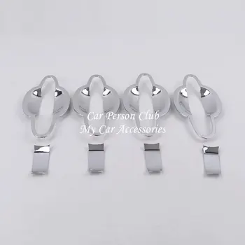 

For KIA Sportage R 2010 -2015 Exterior Door Handle Bowl Panel Cover Frame Molding Trims ABS Chrome Car Styling Accessories