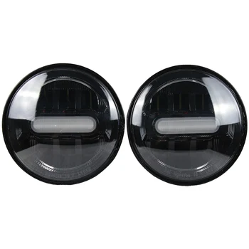 

2019 New factory 4.5" round led fog light with DRL,devil eye led angle eye fog lamp