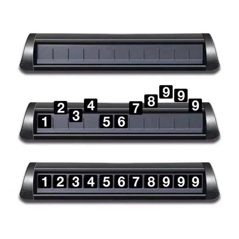 

Car Styling Elegant Temporary Parking Card Phone Number Plate Magnetic Telephone Number Case Sun-proof Park Stop Hidden Shift