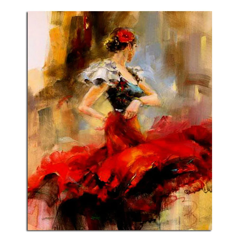 Latin Dance 60x50cm Full drill diamond embroidery 3d diamond cross