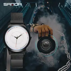 Сандалии творческий новая концепция оптические часы Wormhole мужчины и женщины пара студентов корейской версии Простой моды часы