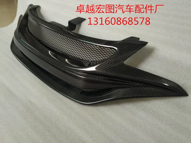 

Fit for honda fit 2014-2015 carbon fiber car Grille Racing Grills high quality