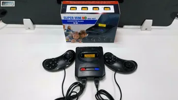 

NEW MD16 SG-107 16BIT AV output family games TV video game console with free 167 sega games can insert games card