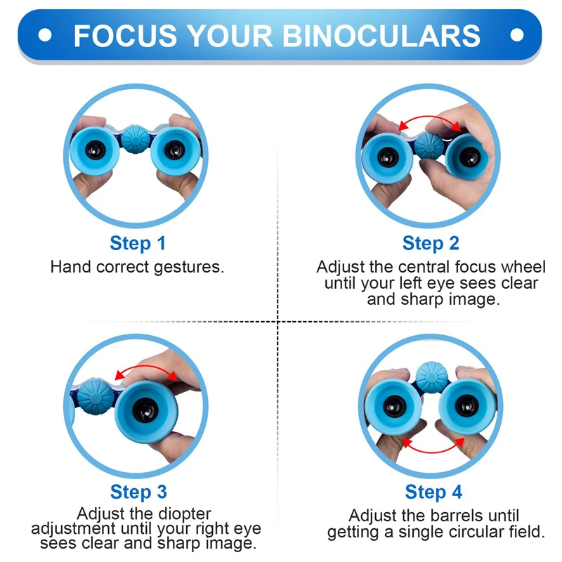 Бинокль BNISE для детей, подарок, компактный дизайн, 8X21, идеально подходит для игр на открытом воздухе, игрушки для мальчиков и девочек