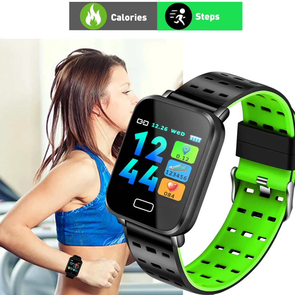 LIGE умный браслет для мужчин и женщин фитнес-трекер спортивный режим смарт-браслет монитор сердечного ритма Bluetooth часы для Android IOS
