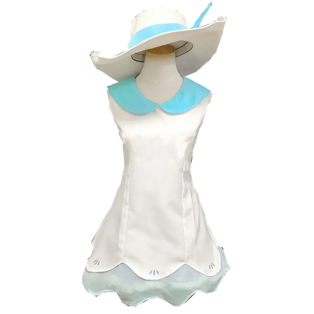 2018 Pocket Monsters Lillie Cosplay Jurk Anime Kostuum 2018 Pocket Monsters Lillie Cosplay Jurk Anime Kostuum