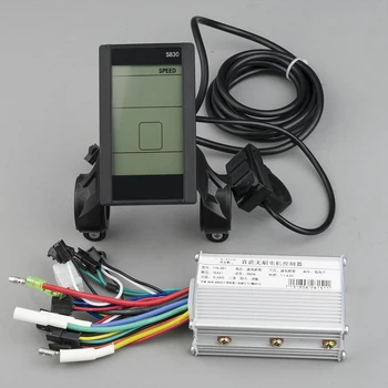 

Escooter Motor Controller e Bike brushless DC Controller 24V 36V 48V Electric Bicycle 250W 350W Controller 500W/USB Function LCD