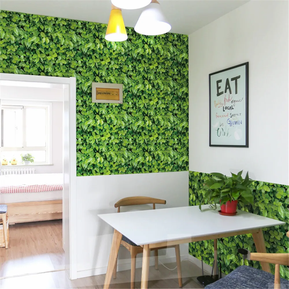 3D Wall Sticker 1/10 Meters Green Meadow Effect Self adhesive Wall