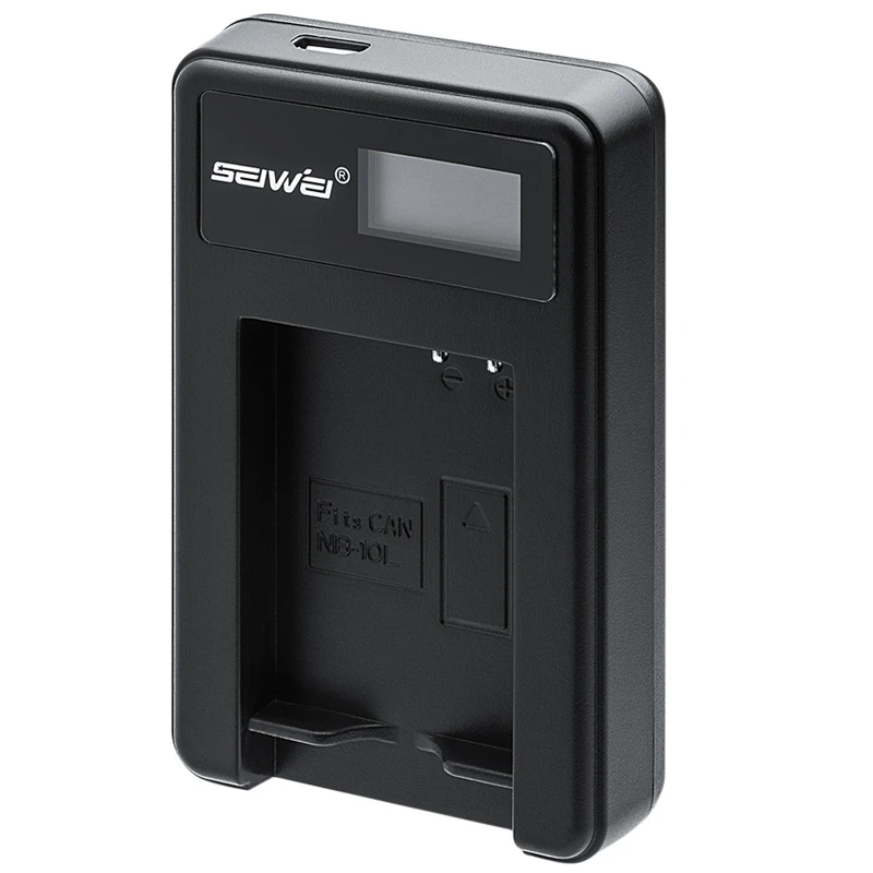 NB 10L NB10L USB Camera Battery Charger with LCD Screen for Canon G15 G1X G16 SX50