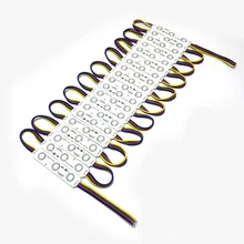 10 шт. RGB светодиодный модуль объектив 5050 супер яркий рекламный светильник сменный цвет IP65 знак водонепроницаемости подсветка