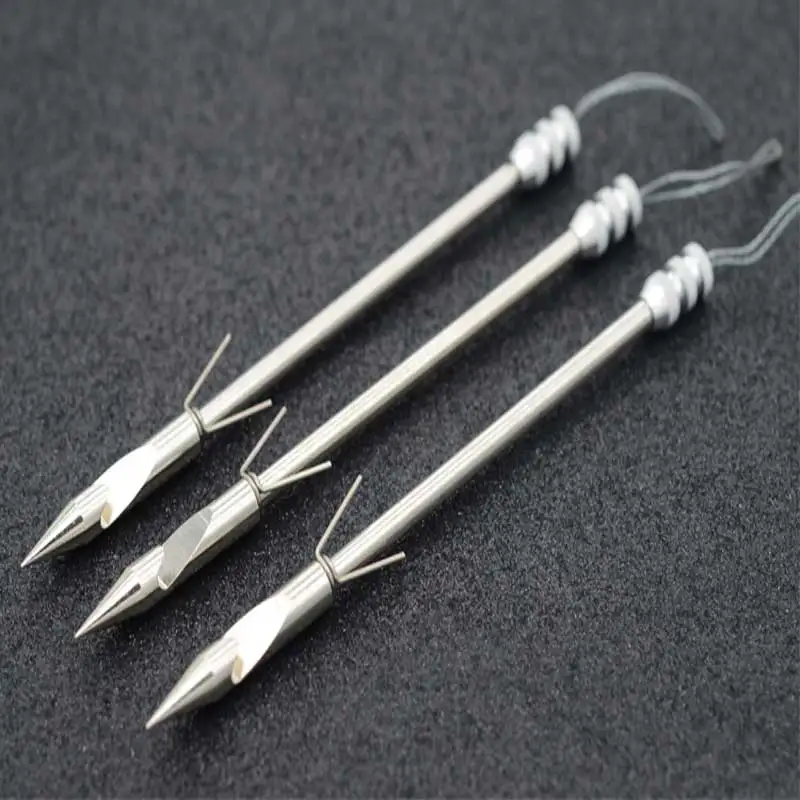 

5pcs/10pcs Projectile Fish Dart Hunting Shooting Catapult Dart Fishing Gear Stainless Steel Arrowhead slingshot accessories