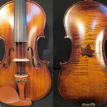 Струд стиль SONG бренд концертная инкрустированная скрипка из розового дерева 4/4, мощный звук#9822