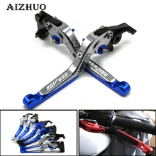 For SUZUKI SV 650 SV 650S SV650 SV650S KATANA 1999-2009 Motorcycle Folding Extendable CNC Moto Adjustable Clutch Brake Levers For SUZUKI SV 650 SV 650S SV650 SV650S KATANA 1999-2009 Motorcycle Folding Extendable CNC Moto Adjustable Clutch Brake Levers