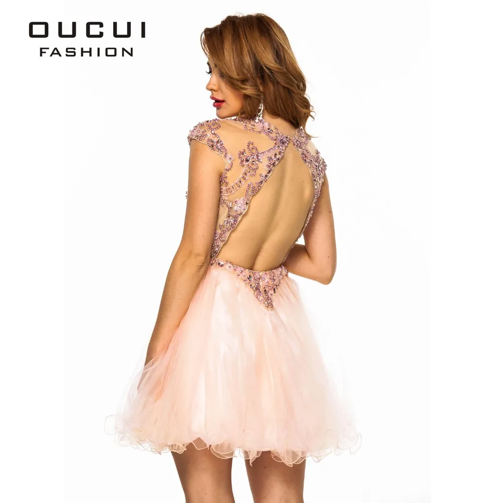 Реальные фотографии Тюль ткань с ручной вышивкой бисером платье для выпускного вечера вечерние элегантные OL102484 vestidos de festa vestido