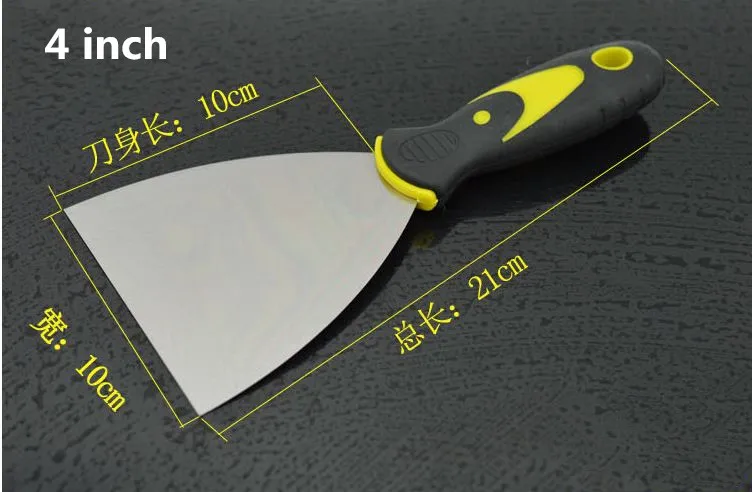 2 шт./компл. углеродистая сталь толщиной шпатлевка нож 1', 1,5 ', 2', 2,5', 3', 3,5 ', 4', 5' скребок строительный инструмент штукатурный шпатель