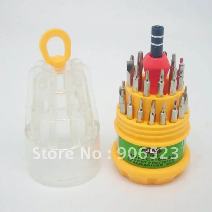 

free shipping 31 in 1 Multi Electronic Precise Manual Screwdriver Tool Set CRV Bits Mobile Phone Repair Kit Tools