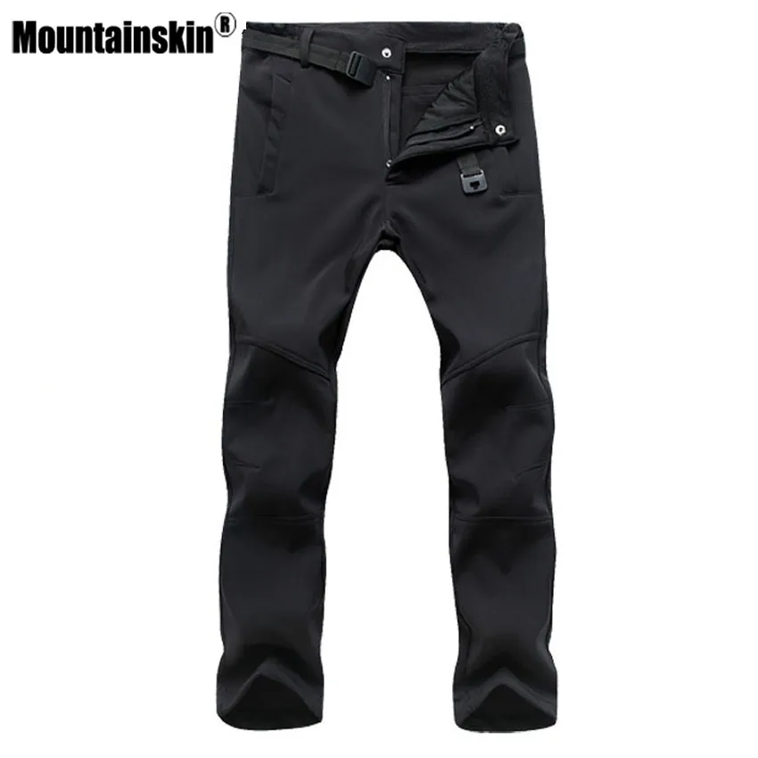 Мужские флисовые штаны Mountainskin Теплые повседневные для бега на зиму SA393| |