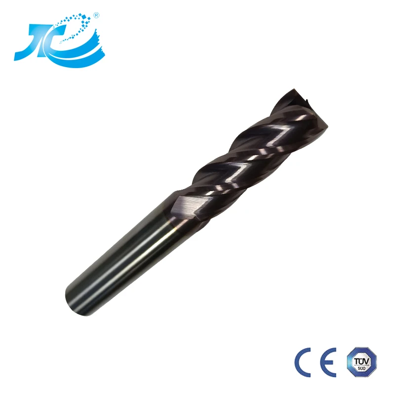 

1Pcs Square Tungsten Carbide HRC55 End Mills For Stailless Steel 4 Flute Milling Cutter D1-6mm Imported Materials